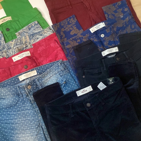 Hollsiter and Abercrombie jeans bundle lots - Picture 6 of 6
